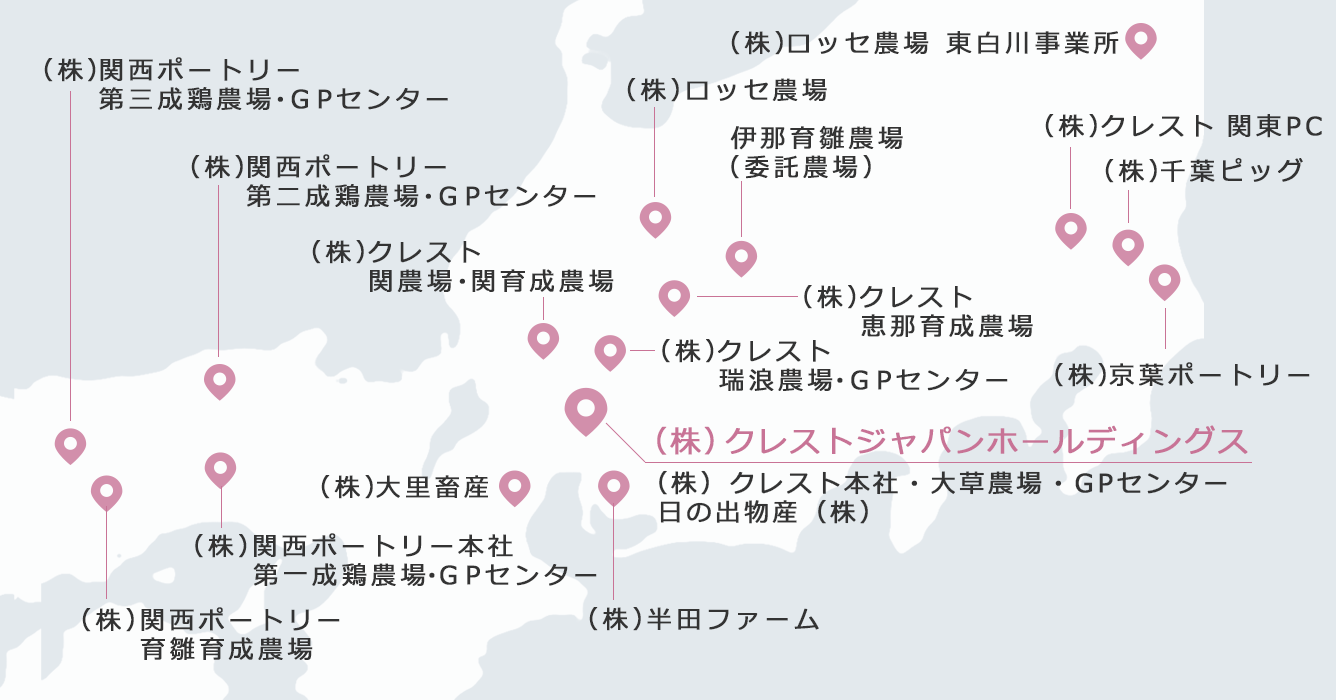 グループ・事業所一覧地図